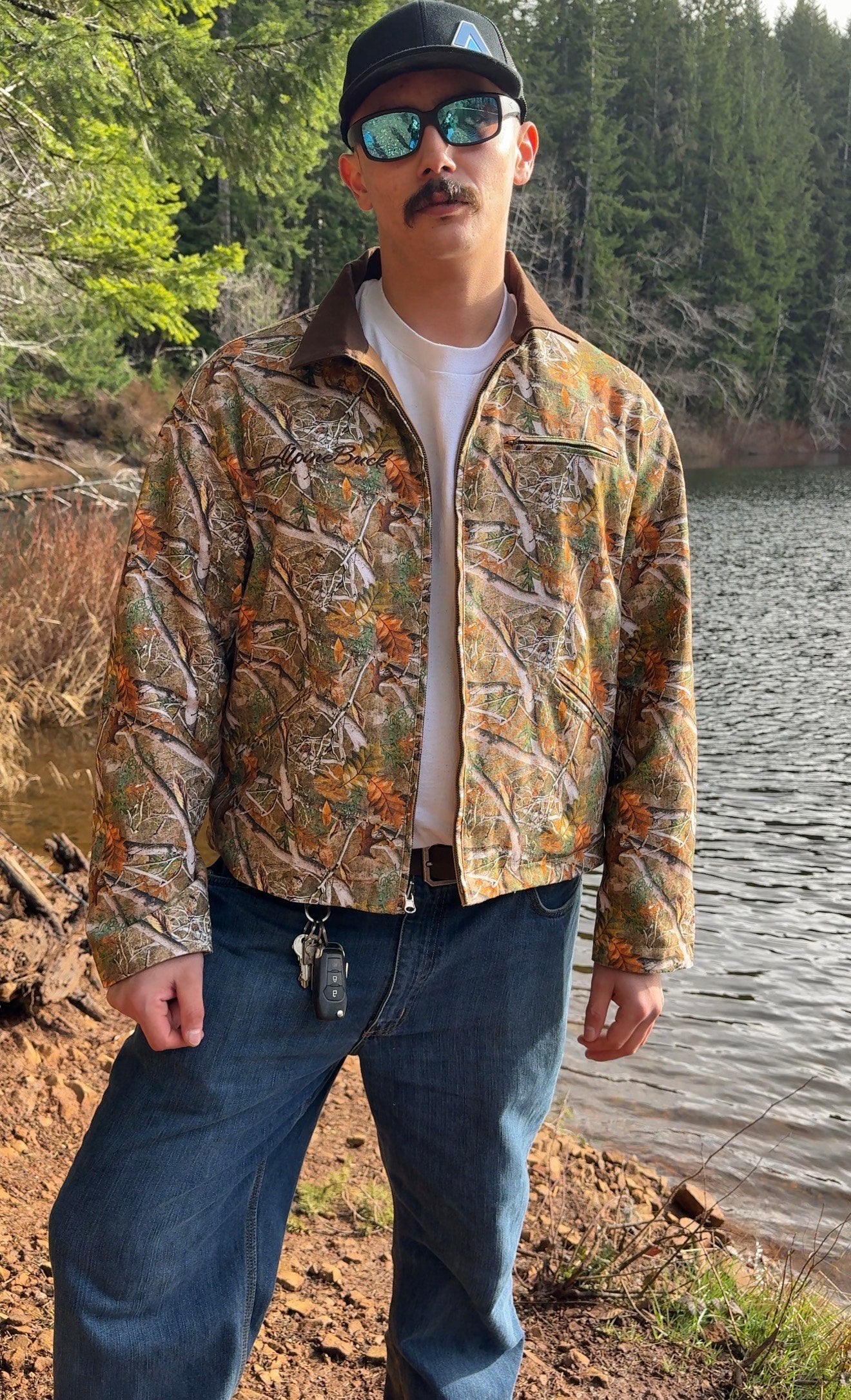 Canvas Reversible Camo Work Jacket