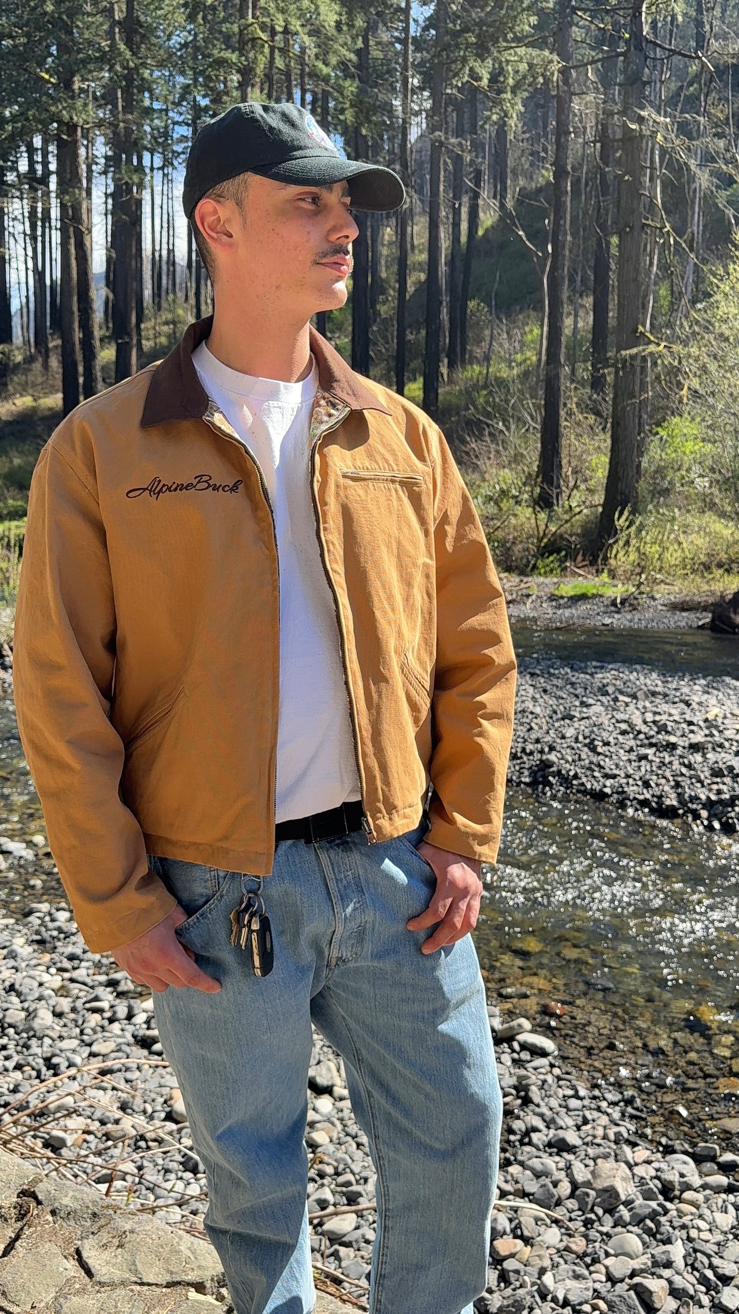 Canvas Reversible Camo Work Jacket