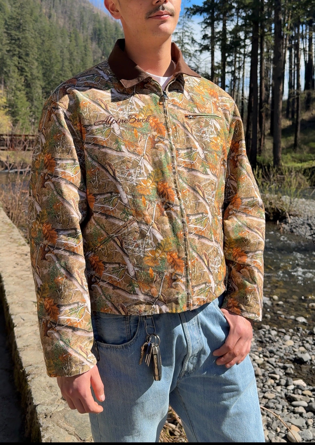 Canvas Reversible Camo Work Jacket